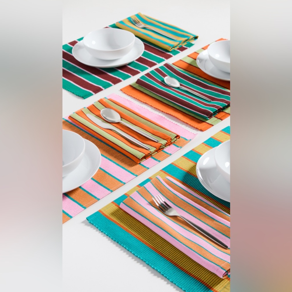 Dusen Dusen Stripe Placemats & Napkins